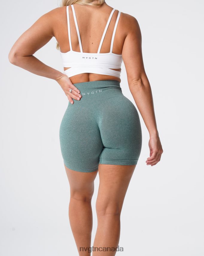 NVGTN Fitness Women Pro Seamless Shorts Forest Green HJXFTJ370