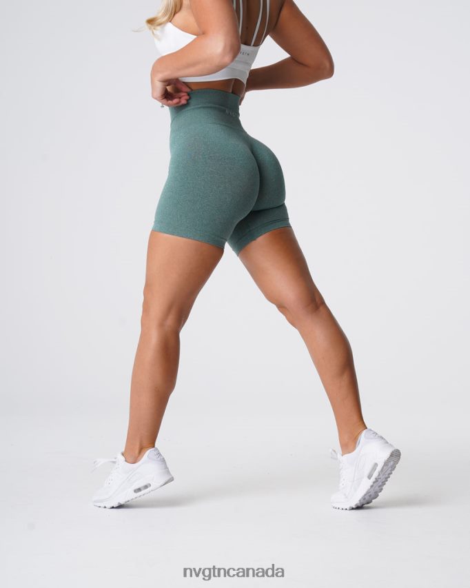 NVGTN Fitness Women Pro Seamless Shorts Forest Green HJXFTJ370