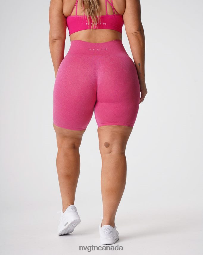 NVGTN Fitness Women Pro Seamless Shorts Fuchsia HJXFTJ369