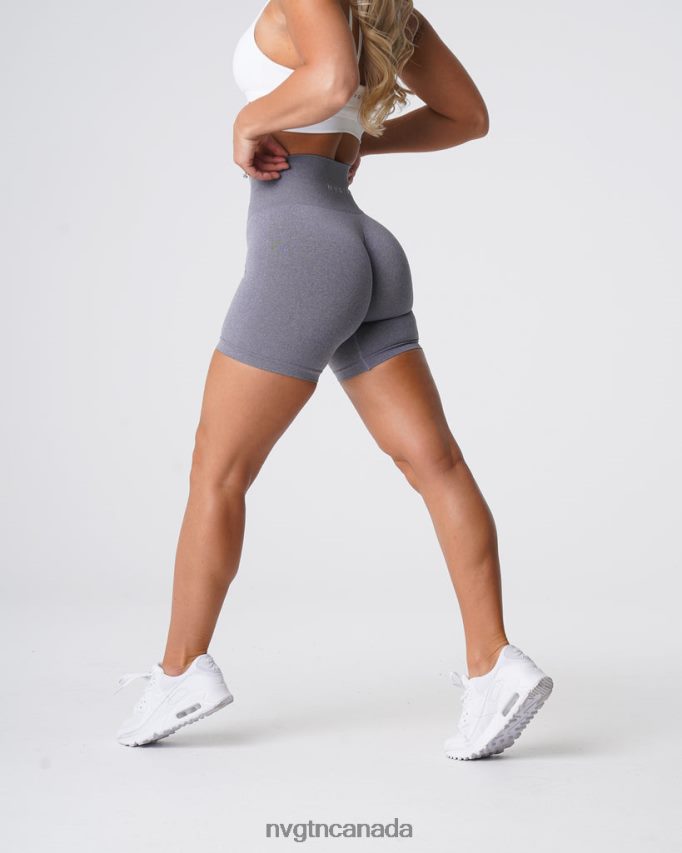 NVGTN Fitness Women Pro Seamless Shorts Grey HJXFTJ358