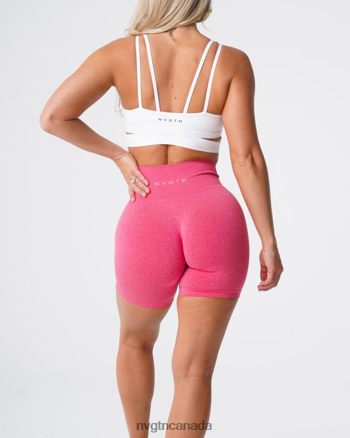 NVGTN Fitness Women Pro Seamless Shorts Hot Pink HJXFTJ375