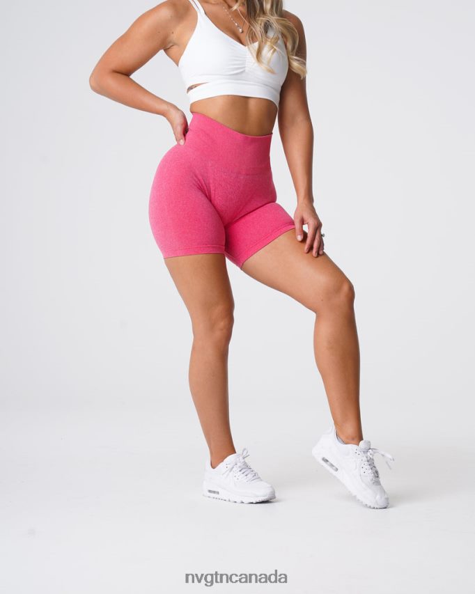 NVGTN Fitness Women Pro Seamless Shorts Hot Pink HJXFTJ375