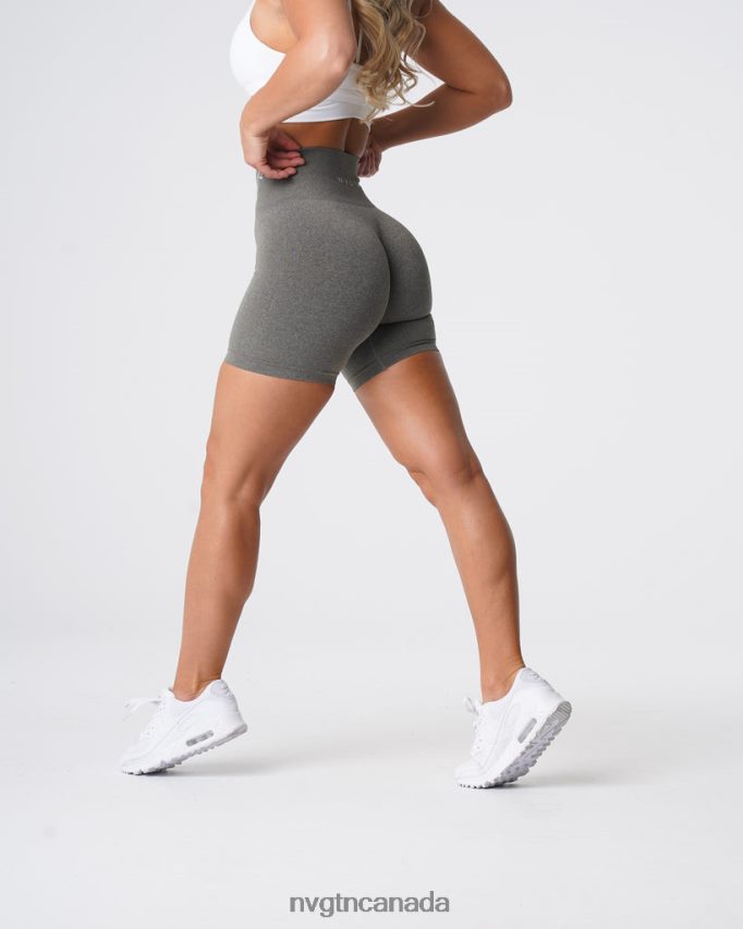 NVGTN Fitness Women Pro Seamless Shorts Khaki Green HJXFTJ368