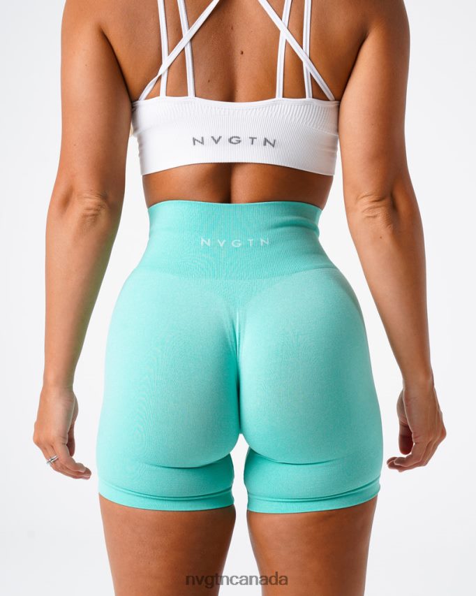 NVGTN Fitness Women Pro Seamless Shorts Mint HJXFTJ379