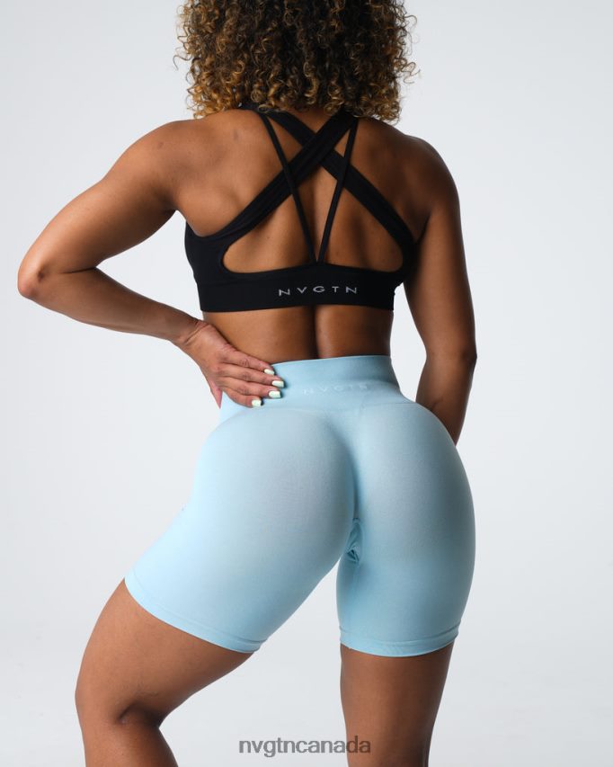NVGTN Fitness Women Pro Seamless Shorts Pastel Blue HJXFTJ360