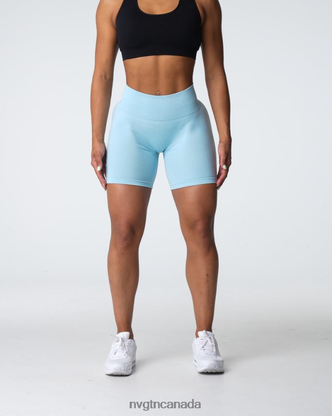 NVGTN Fitness Women Pro Seamless Shorts Pastel Blue HJXFTJ360