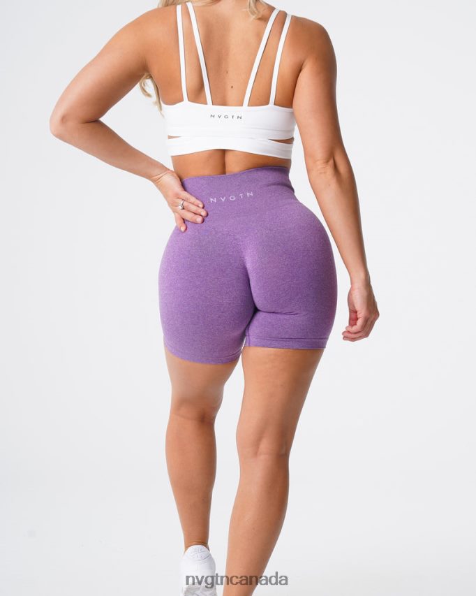 NVGTN Fitness Women Pro Seamless Shorts Violet HJXFTJ373