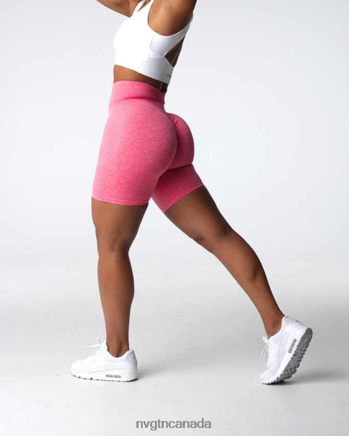 NVGTN Fitness Women Scrunch Seamless Shorts Coral HJXFTJ405