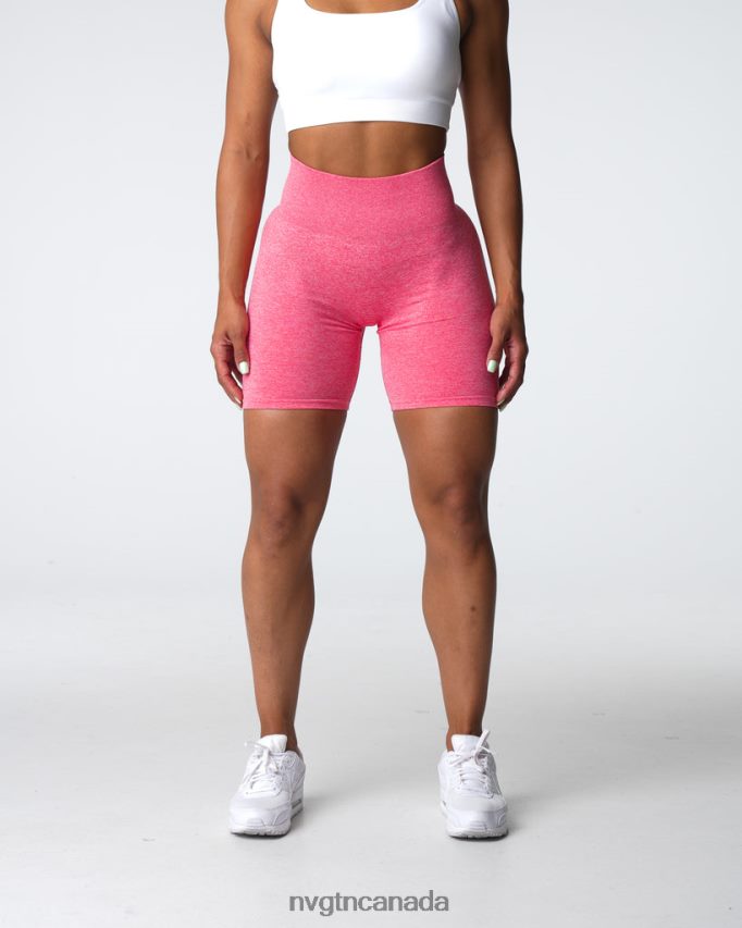 NVGTN Fitness Women Scrunch Seamless Shorts Coral HJXFTJ405