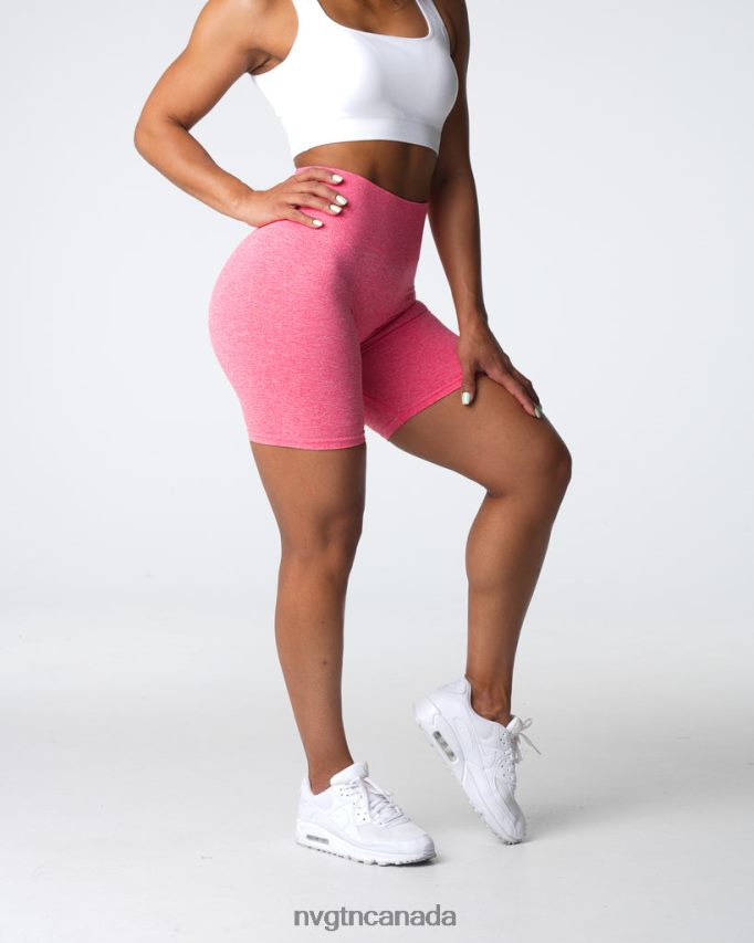 NVGTN Fitness Women Scrunch Seamless Shorts Coral HJXFTJ405