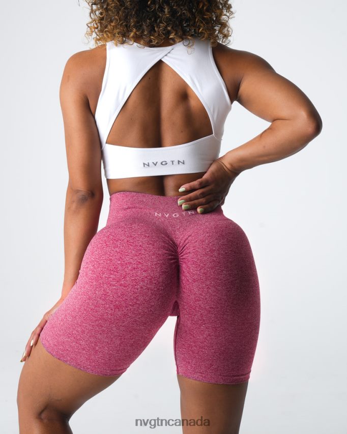 NVGTN Fitness Women Scrunch Seamless Shorts Crimson HJXFTJ404