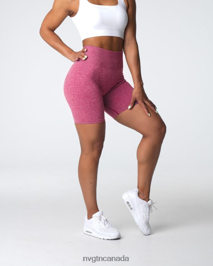 NVGTN Fitness Women Scrunch Seamless Shorts Crimson HJXFTJ404