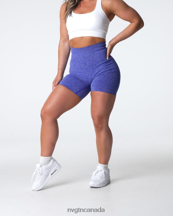 NVGTN Fitness Women Scrunch Seamless Shorts Electric Blue HJXFTJ402