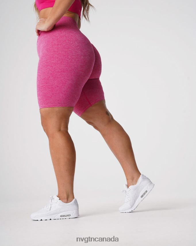 NVGTN Fitness Women Scrunch Seamless Shorts Fuchsia HJXFTJ427