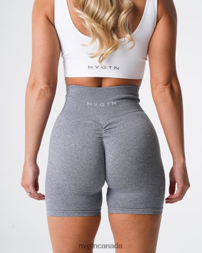 NVGTN Fitness Women Scrunch Seamless Shorts Grey HJXFTJ394