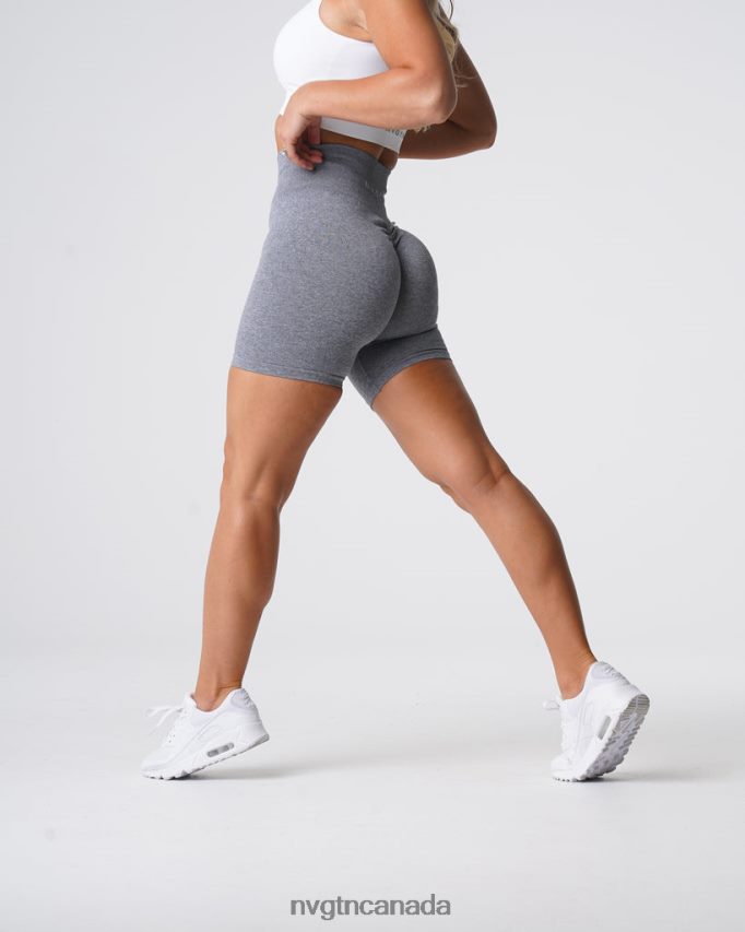 NVGTN Fitness Women Scrunch Seamless Shorts Grey HJXFTJ394
