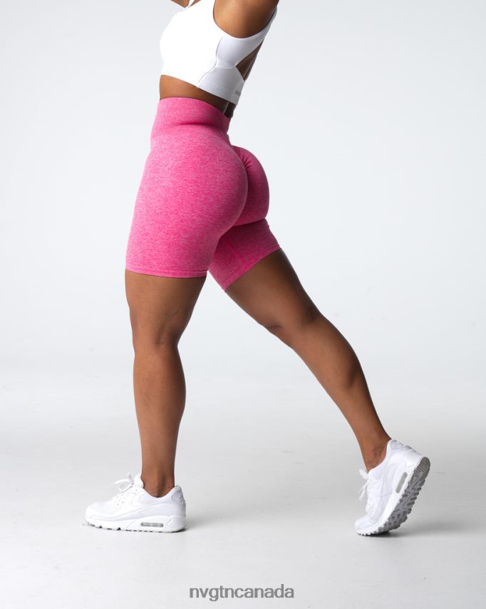 NVGTN Fitness Women Scrunch Seamless Shorts Hot Pink HJXFTJ409