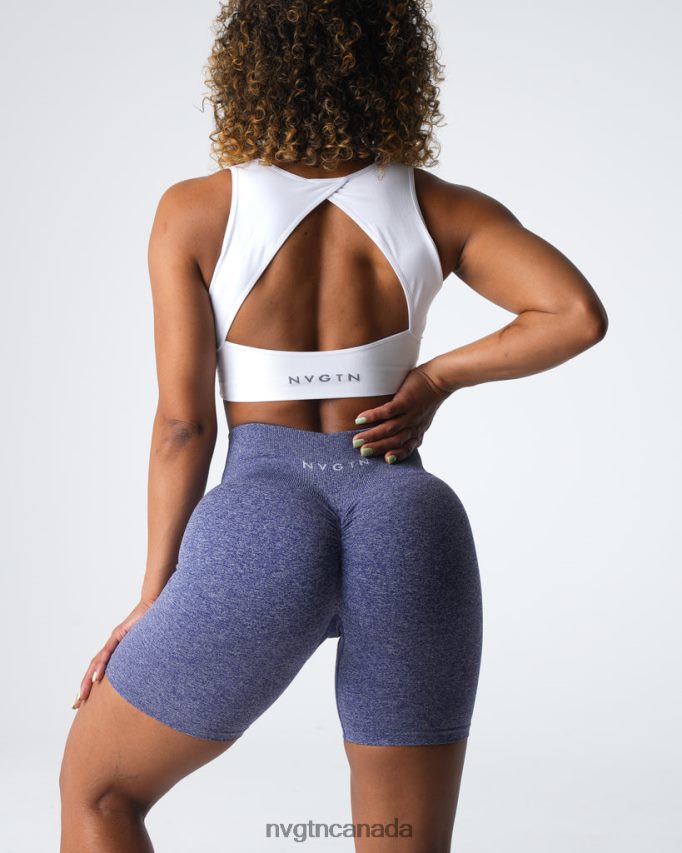 NVGTN Fitness Women Scrunch Seamless Shorts Indigo HJXFTJ400