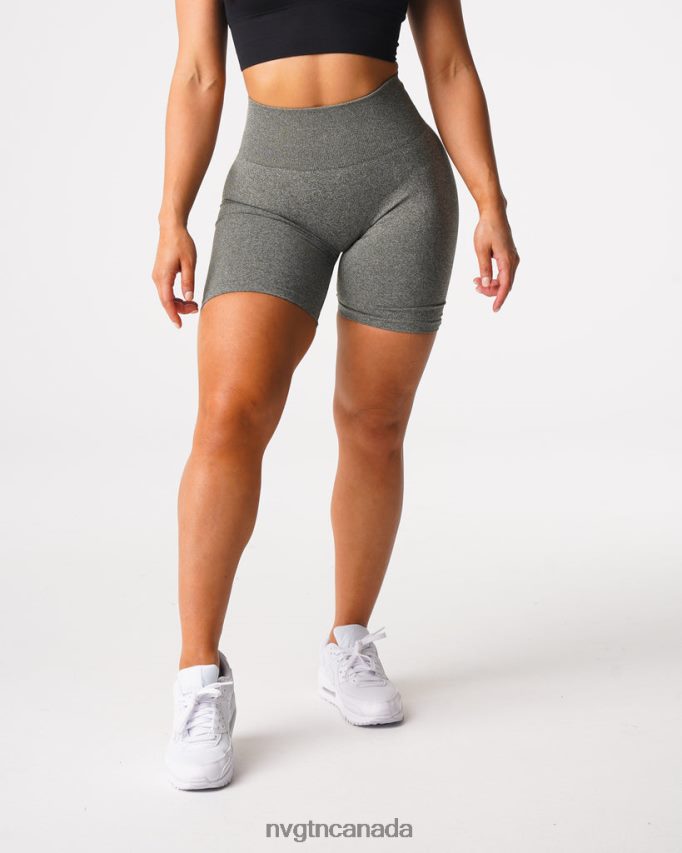 NVGTN Fitness Women Scrunch Seamless Shorts Khaki Green HJXFTJ425