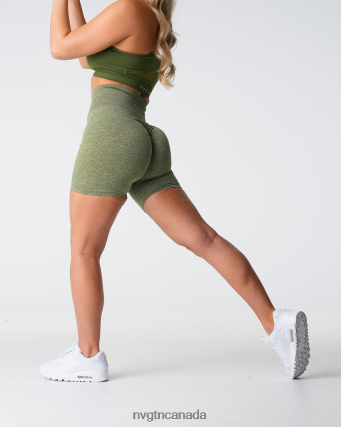 NVGTN Fitness Women Scrunch Seamless Shorts Meadow HJXFTJ416