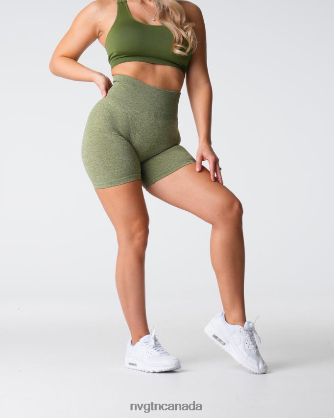 NVGTN Fitness Women Scrunch Seamless Shorts Meadow HJXFTJ416