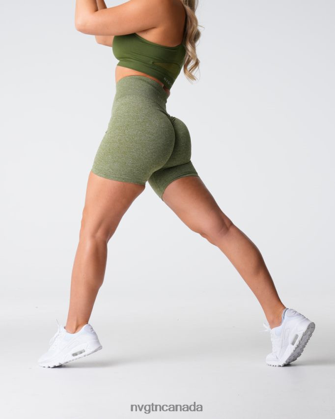 NVGTN Fitness Women Scrunch Seamless Shorts Meadow HJXFTJ416