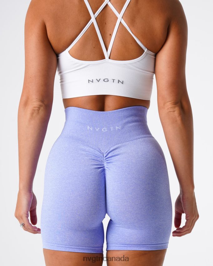 NVGTN Fitness Women Scrunch Seamless Shorts Periwinkle HJXFTJ422