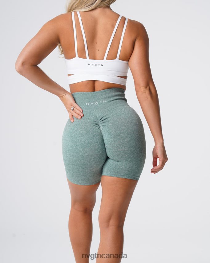 NVGTN Fitness Women Scrunch Seamless Shorts Sage Green HJXFTJ428
