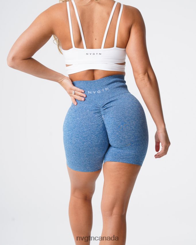NVGTN Fitness Women Scrunch Seamless Shorts Sky Blue HJXFTJ421