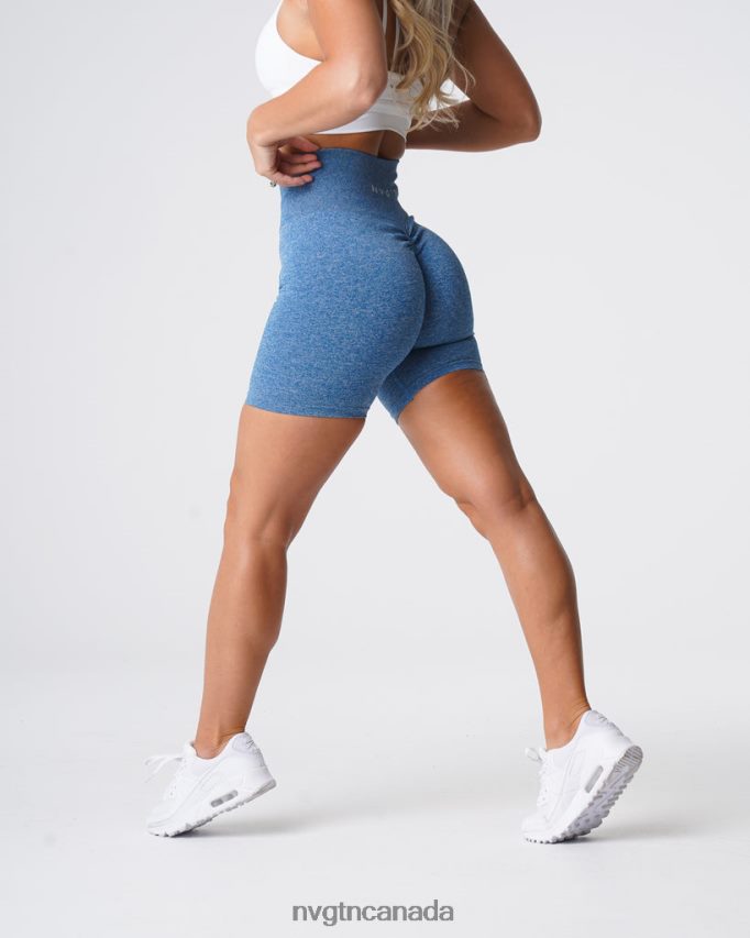 NVGTN Fitness Women Scrunch Seamless Shorts Sky Blue HJXFTJ421