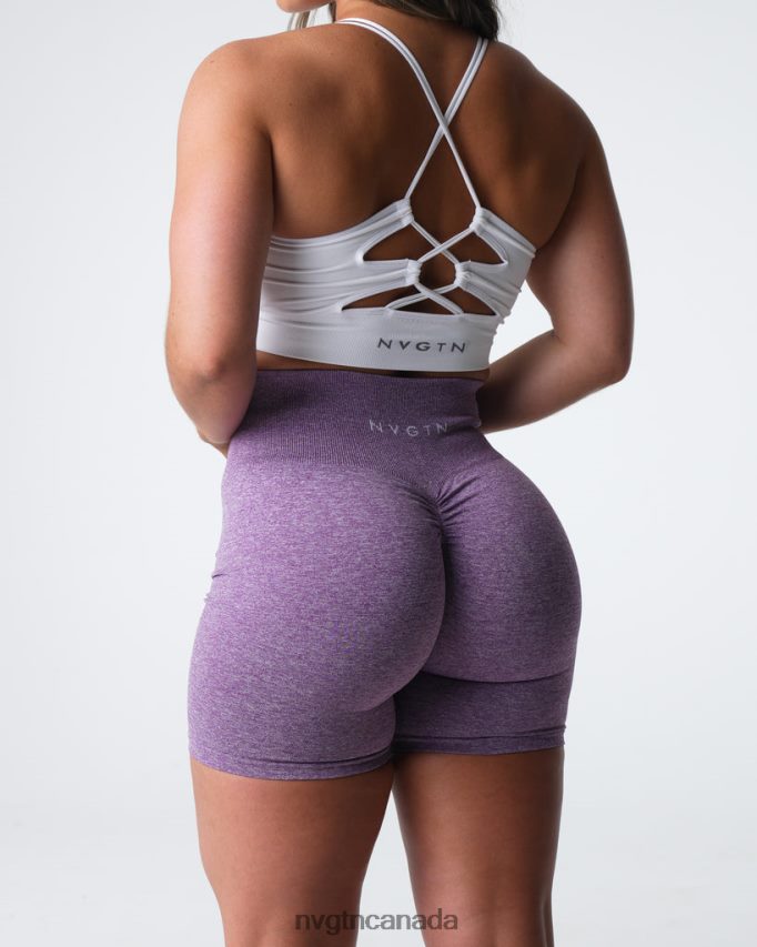 NVGTN Fitness Women Scrunch Seamless Shorts Violet HJXFTJ403