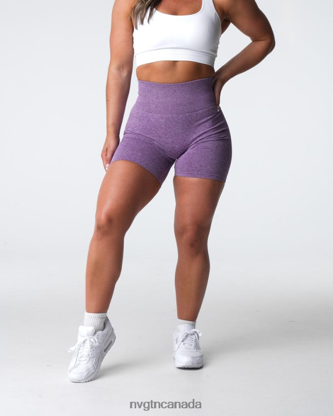 NVGTN Fitness Women Scrunch Seamless Shorts Violet HJXFTJ403