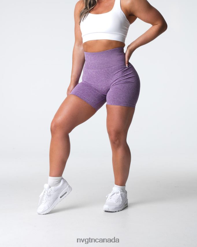 NVGTN Fitness Women Scrunch Seamless Shorts Violet HJXFTJ403