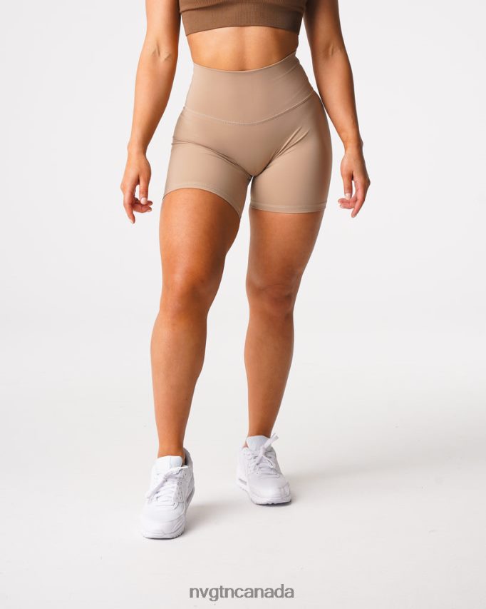 NVGTN Fitness Women Signature 2.0 Shorts Latte HJXFTJ457