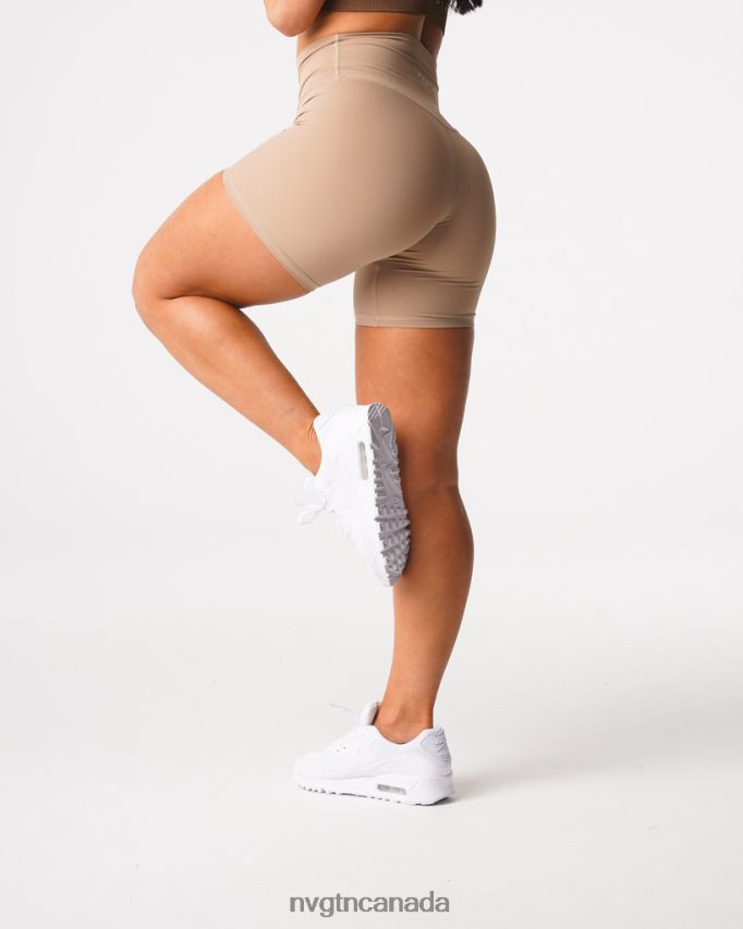 NVGTN Fitness Women Signature 2.0 Shorts Latte HJXFTJ457