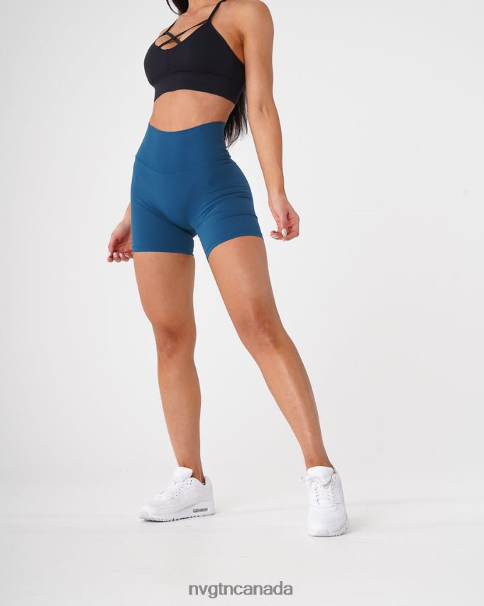 NVGTN Fitness Women Signature 2.0 Shorts Pacific Blue HJXFTJ466
