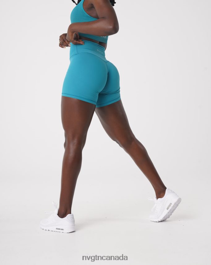 NVGTN Fitness Women Signature 2.0 Shorts Teal HJXFTJ464