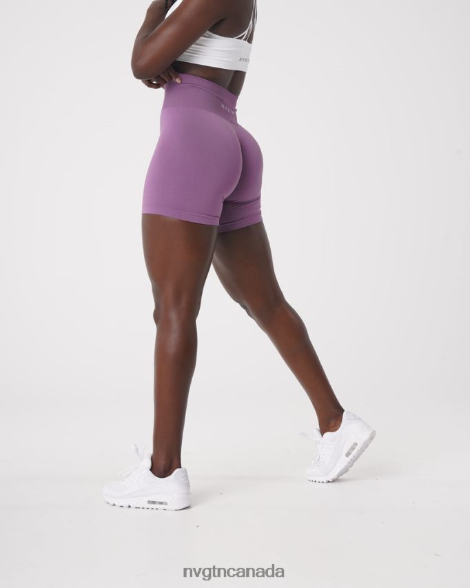NVGTN Fitness Women Solid Seamless Shorts Orchid HJXFTJ463