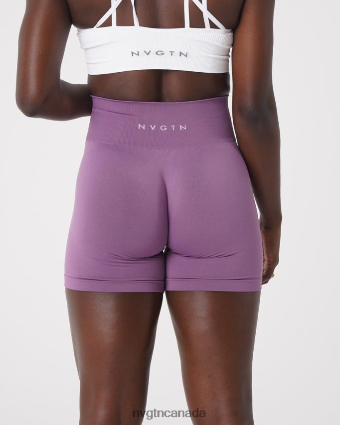 NVGTN Fitness Women Solid Seamless Shorts Orchid HJXFTJ463