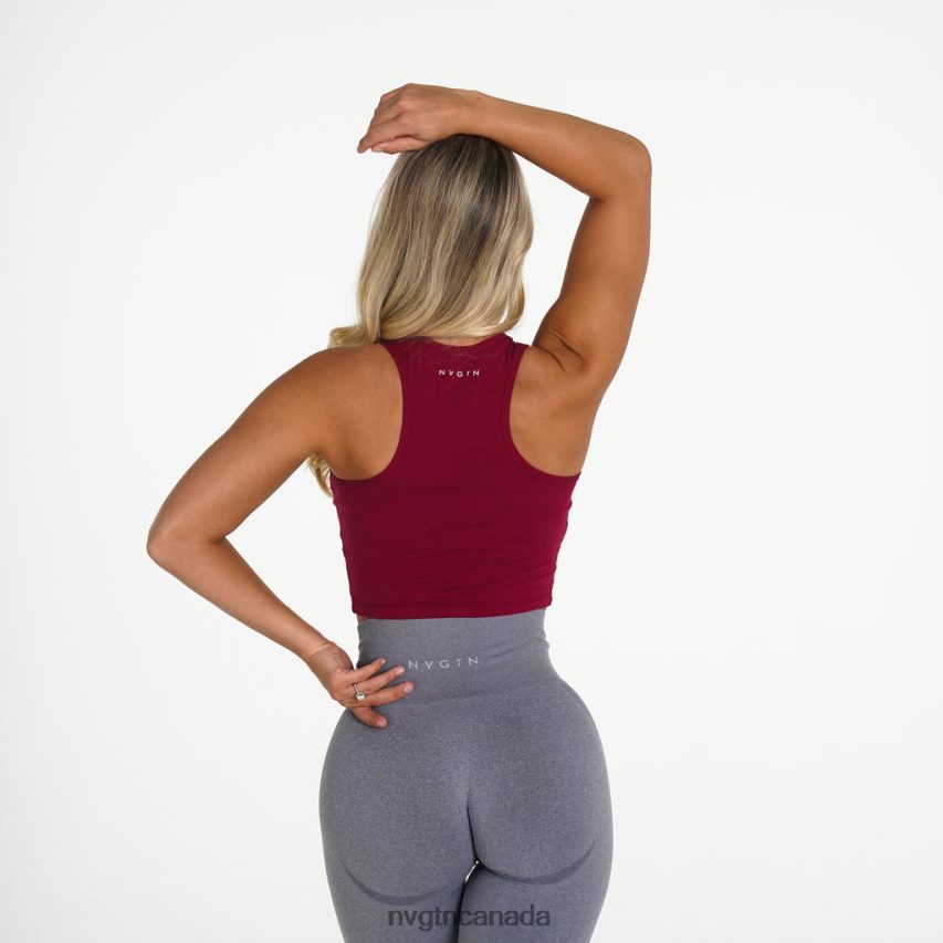 NVGTN Fitness Women OG Tank Cranberry HJXFTJ284