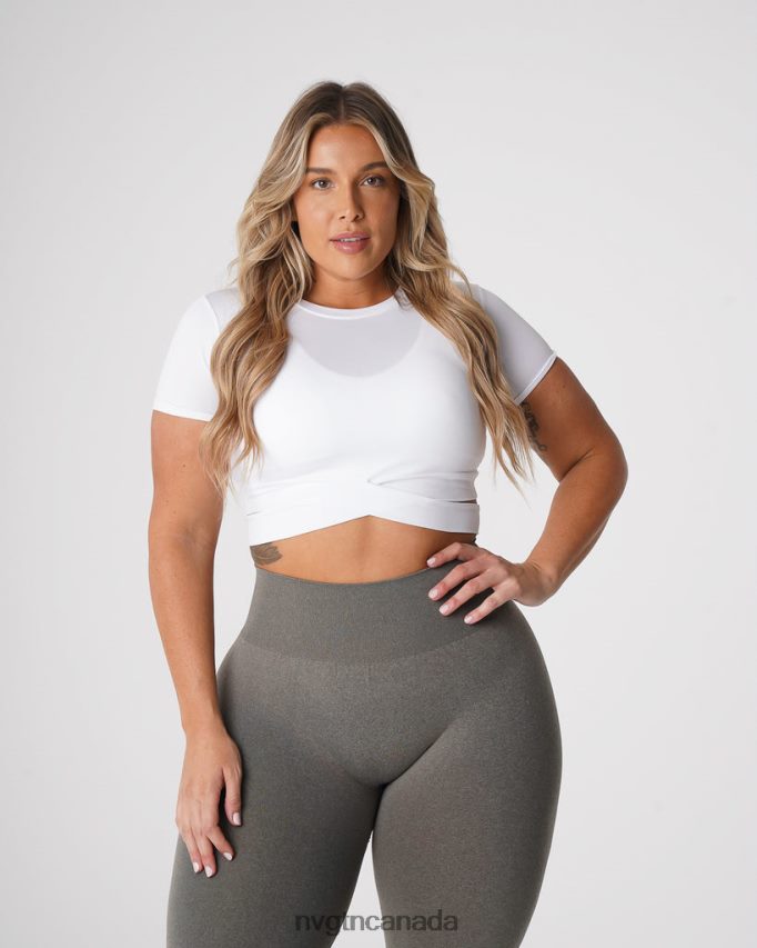 NVGTN Fitness Women Crossbody Tee White HJXFTJ247