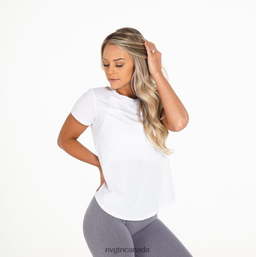NVGTN Fitness Women Lavish Tee White HJXFTJ272