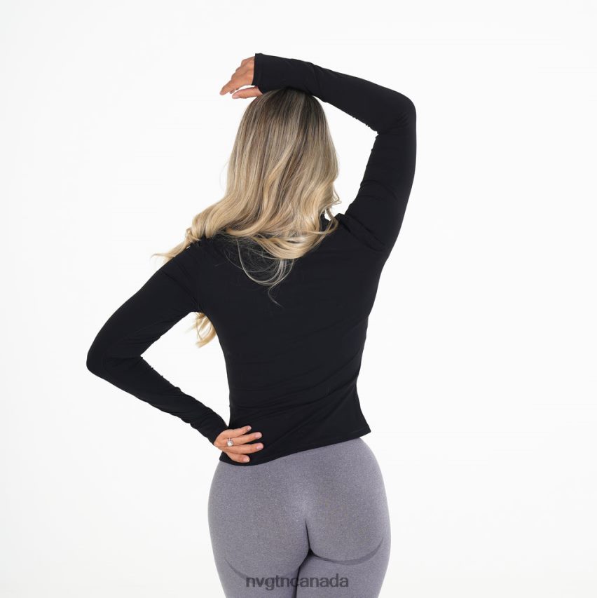 NVGTN Fitness Women Focus Pullover Black HJXFTJ270