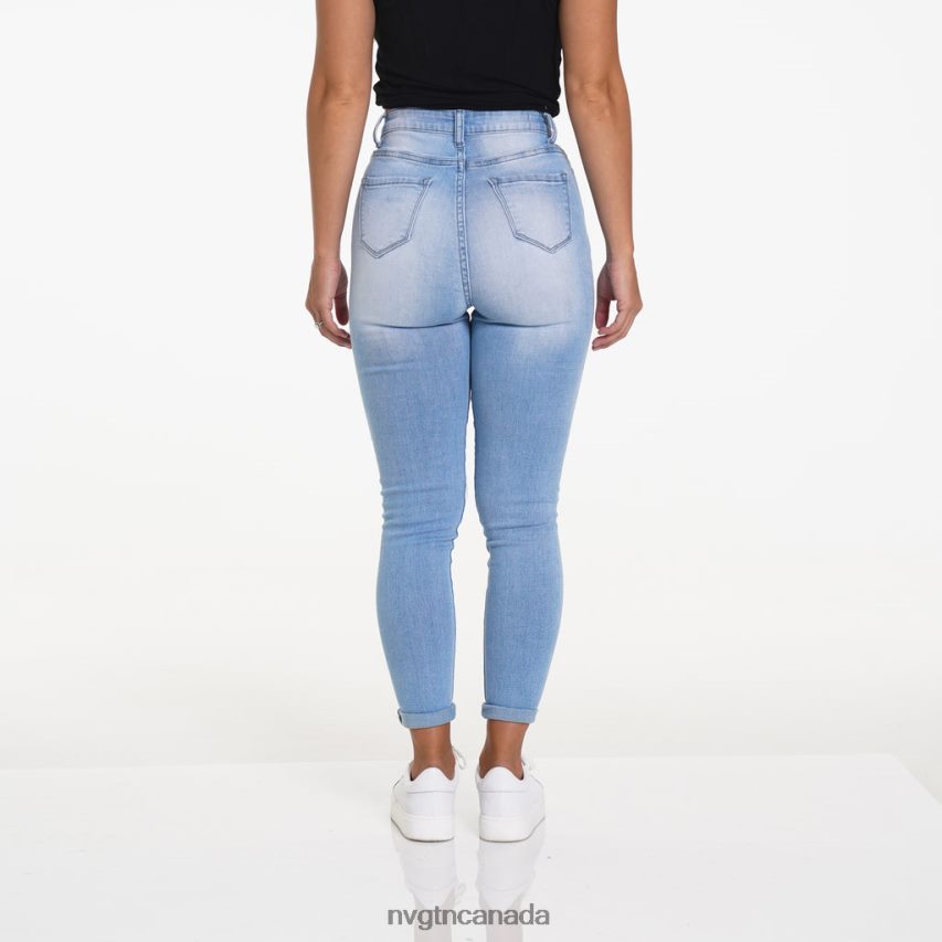 NVGTN Lifestyle Women NavishapeRipped Jeans Light Wash HJXFTJ744