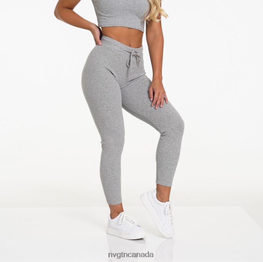 NVGTN Lifestyle Women Lazy Day Lounge Bottoms Grey HJXFTJ755