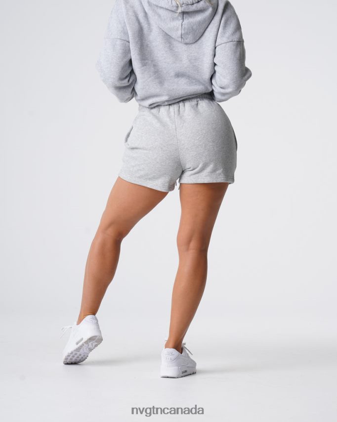 NVGTN Lifestyle Women Essential Lounge Shorts Grey HJXFTJ739