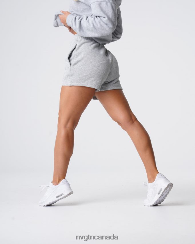 NVGTN Lifestyle Women Essential Lounge Shorts Grey HJXFTJ739