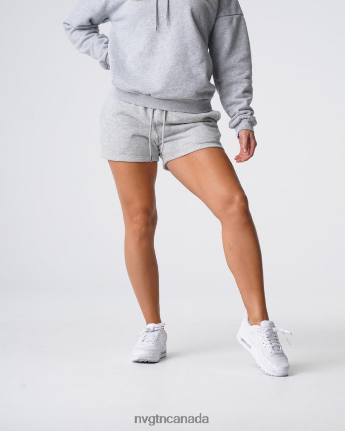 NVGTN Lifestyle Women Essential Lounge Shorts Grey HJXFTJ739